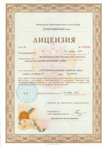 Лицензия